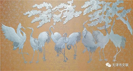 津南民協(xié)會員王澤立麥秸畫作品《報喜》入選天津市民間藝術作品網絡展