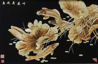 蘆俊俠的麥秸畫 匠心獨(dú)運(yùn)的藝術(shù)珍品